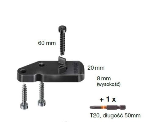 STICK PRO NA 1M2 (40) NIEWIDOCZNY MONTAŻ DESKI TARASOWEJ