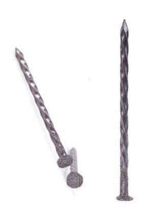 GWOŹDZIE KWADRATOWE SKRĘCANE OCYNKOWANE 3.5*90MM