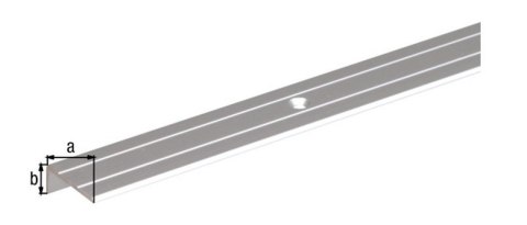 LISTWA SCHODOWA ALUMINIOWA 1000*25*20