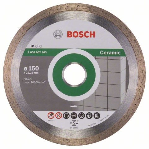 TARCZA DIAMENTOWA STANDARD FOR CERAMIC 150MM