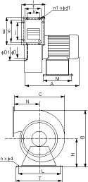 WENTYLATOR WBN-130/3 1F