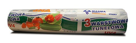 FOLIA TUNELOWA TRZYWARSTWOWA UV4 8*33MA