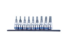 KPL. NASADEK 1/4'' TORX 9 SZTUK T8-T40