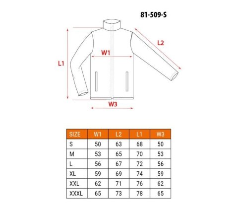 POLAR ROBOCZY BASIC, CZARNY, ROZMIAR S