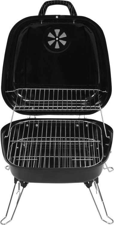 GRILL WĘGLOWY PRZENOŚNY 33*35.5CM.
