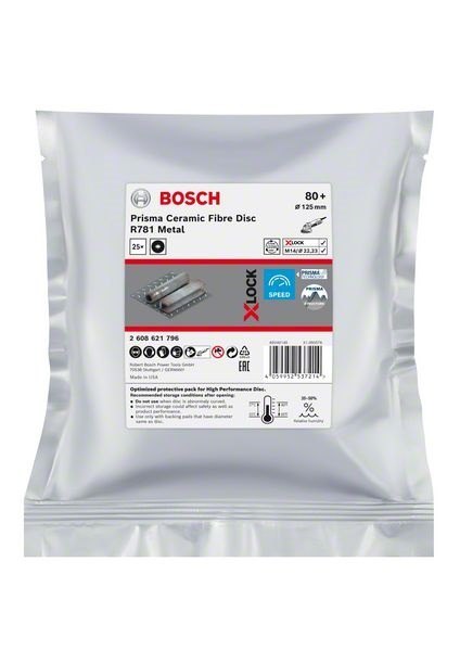 KRĄŻEK FIBROWY 125MM EXPERT PRISMA XL R781 80G SZT.