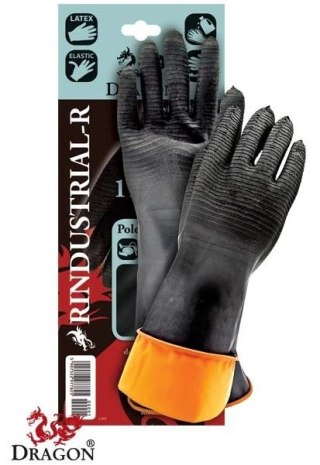 RĘKAWICE GUMOWE RINDUSTRIAL-R ROZMIAR 11 DŁUGOŚĆ 60CM