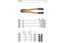 NOŻYCE DŹWIGNIOWE DO BLACHY 180MM