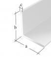 PROFIL KĄTOWY PVC BIAŁY 2000X25X25X1,8