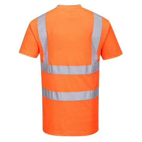 KOSZULKA T-SHIRT OSTRZEGAWCZA POMARAŃCZOWA RT23 ROZMIAR L