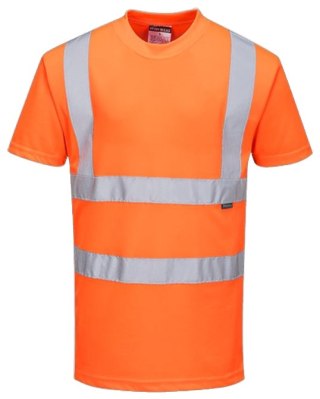 KOSZULKA T-SHIRT OSTRZEGAWCZA POMARAŃCZOWA RT23 ROZMIAR XL