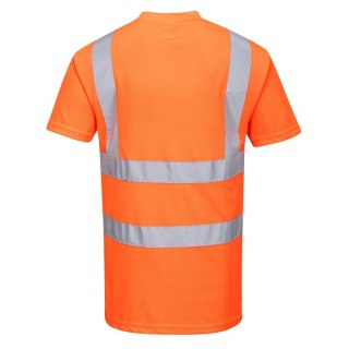 KOSZULKA T-SHIRT OSTRZEGAWCZA POMARAŃCZOWA RT23 ROZMIAR S