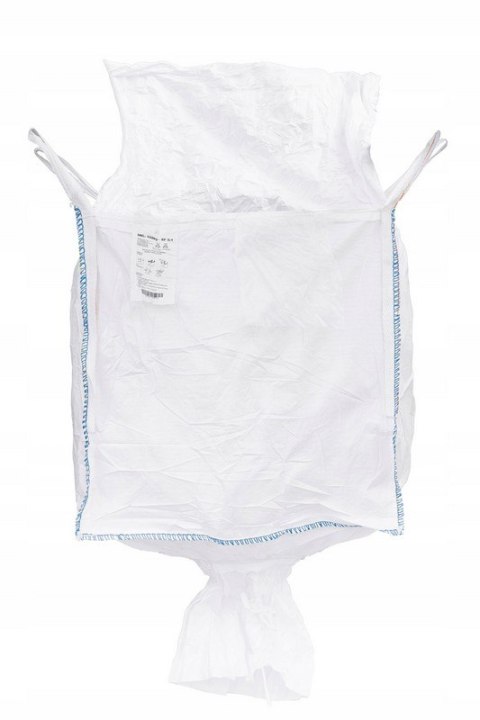 WOREK BIG-BAG 90*90*90 CM BIAŁY,OTWARTY Z KOŁNIERZEM