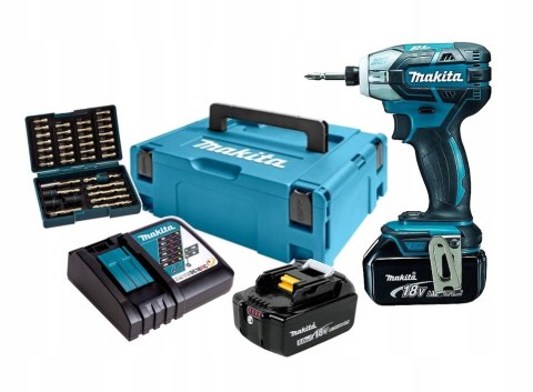 WKRĘTARKA UDAROWA IMPULSOWA 18V 1/4'' 40NM 2*5.0AH LI-IO