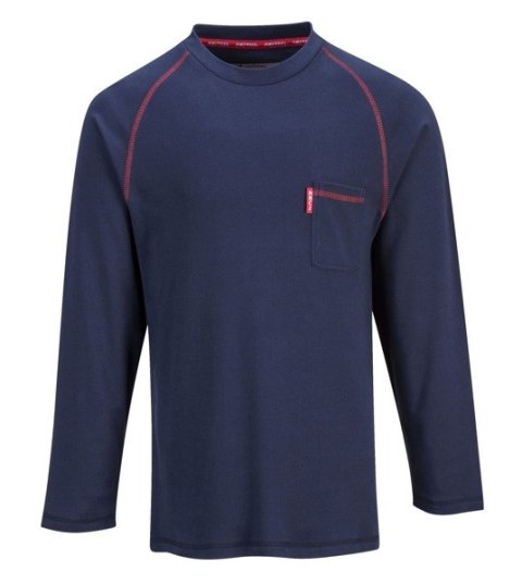 BLUZA TRUDNOPALNA BIZFLAME FR01 GRANATOWA ROZMIAR S