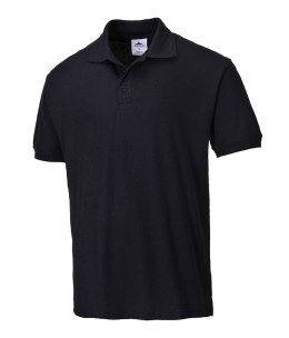 KOSZULKA POLO NAPLES, B210 CZARNA ROZMIAR L