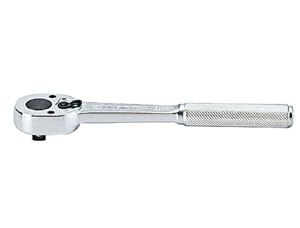 GRZECHOTKA 3/8'' 32ZĘBY 200MM CHROM UCHWYT METALOWY