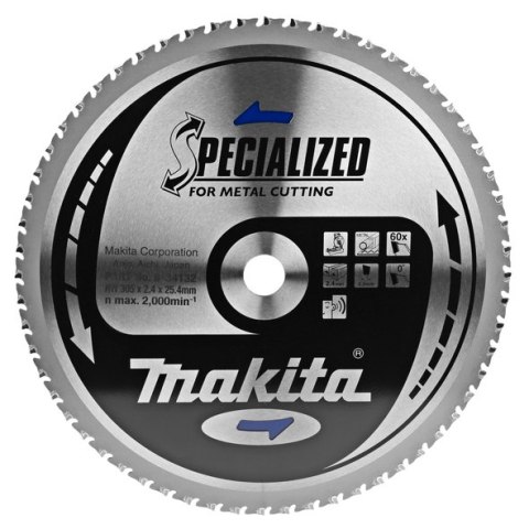 PIŁA ZE SPIEKU TWARDEGO DO CIĘCIA NA ZIMNO DO LC1230 305/60