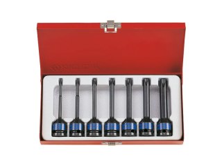 ZESTAW NASADEK UDAROWYCH DŁUGICH TORX 1/2''7CZ. KASETA