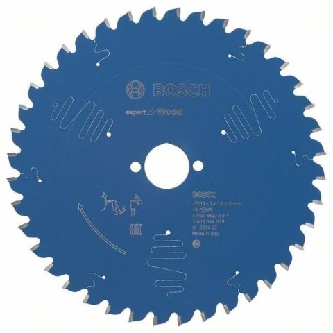 TARCZA PILARSKA EXPERT FOR WOOD 216*30 MM 40T