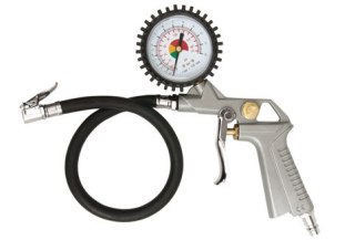 PISTOLET DO POMPOWANIA Z MANOMETREM