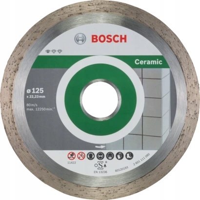 TARCZA DIAMENTOWA STANDARD FOR CERAMIC 125*22.3*1.6 PC