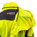 KURTKA ROBOCZA OSTRZEGAWCZA SOFTSHELL Z KAPTUREM ŻÓŁTA M
