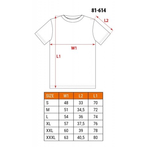 T-SHIRT FUNKCYJNY PREMIUM, ROZMIAR XXL