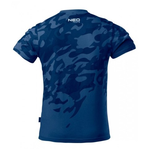 T-SHIRT ROBOCZY CAMO NAVY, ROZMIAR XXL