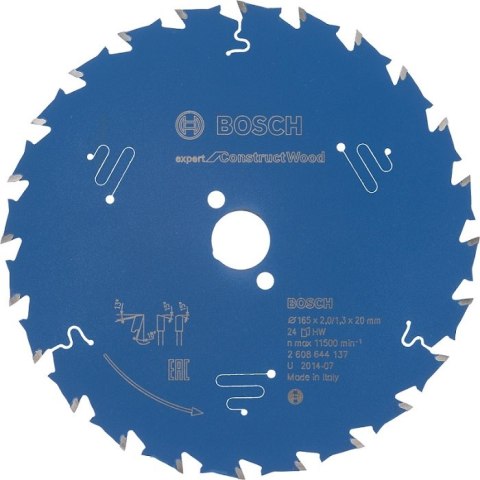 TARCZA PILARSKA EXPERT CW H 165*20-24