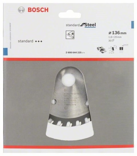TARCZA PILARSKA ST SL H 136*20-30