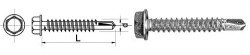 WKRĘT SAMOWIERTNY Z ŁBEM SZEŚCIOKĄTNYM HWH 5.5*90MM