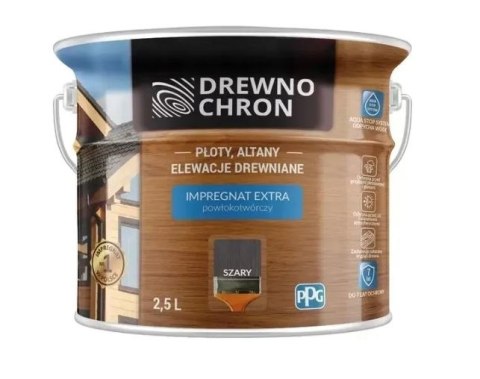 DREWNOCHRON IMPREGNAT POWŁOKOTWÓRCZY SZARY 2.5L