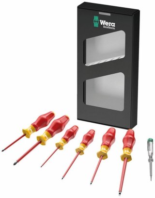 ZESTAW WKRĘTAKÓW KRAFTFORM COMFORT VDE+TESTER FAZY, 7 CZĘŚCI