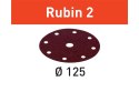 KRĄŻKI ŚCIERNE RUBIN2 STF D125/8 P180 RU2/50