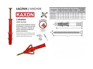 KOŁEK RAMOWY WSZECHSTRONNY KAXDN 8*80MM NYLON