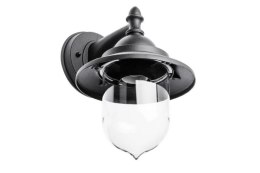LAMPA OGRODOWA TOSKANA-AD KINKIET PROSTY, CZARNA