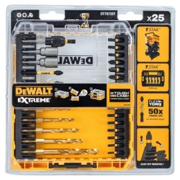 ZESTAW WIERTEŁ DO METALU I BITÓW FLEXTORQ 25PC