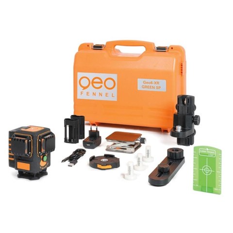 LASER LINIOWY KRZYŻOWY GEO6-XR GREEN SP