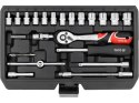 ZESTAW NARZĘDZIOWY 1/4'' 68 CZĘŚCI
