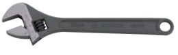 KLUCZ NASTAWNY SZWED Z PODZIAŁKĄ 20MM*150MM, CZARNY