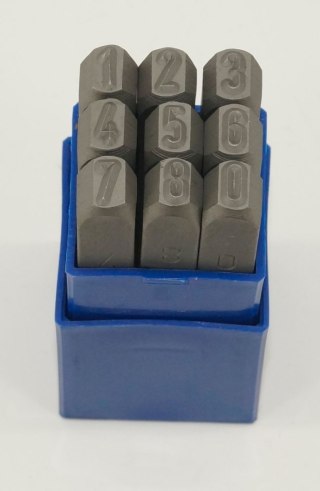 KOMPLET ZNACZNIKÓW CYFRY 6MM PRAWE