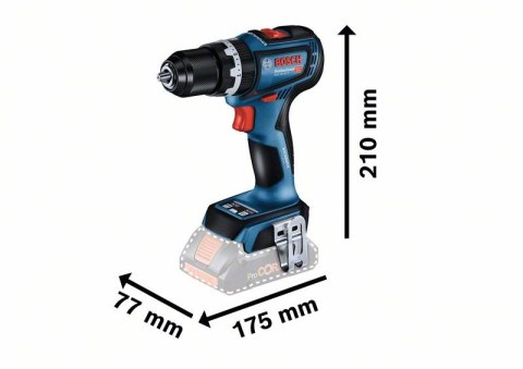 WIERTARKO-WKRĘTARKA AKU. UDAROWA GSB 18V-90C 2*5.0AH