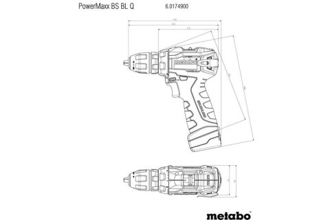WIERTARKO-WKRĘTARKA AKUMULATOROWA 12V POWERMAXX 2*2.0AH