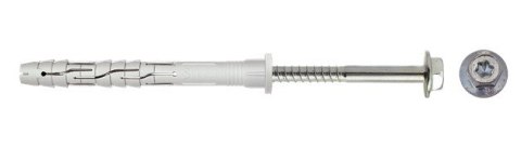 DYBEL RAMOWY Z WKRĘTEM Z ŁBEM SZEŚCIOKĄTNYM+TORX 10*230MM