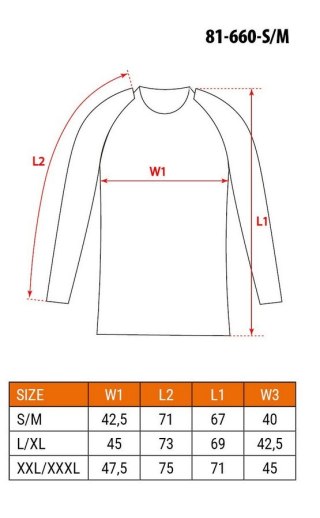KOSZULKA TERMOAKTYWNA ROZMIAR XXL/XXXL