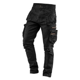 SPODNIE ROBOCZE 5-KIESZENIOWE DENIM ROZMIAR XXL