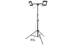 LAMPA NA STATYWIE PODWÓJNA WORKSHOP 200W 18000LM LM2X100AW