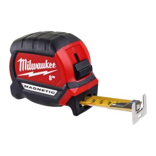 MIARA STALOWA ZWIJANA MAGNETYCZNA PREMIUM 8M