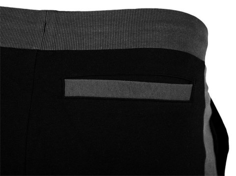SPODNIE DRESOWE COMFORT, SZARO-CZARNE ROZMIAR XL